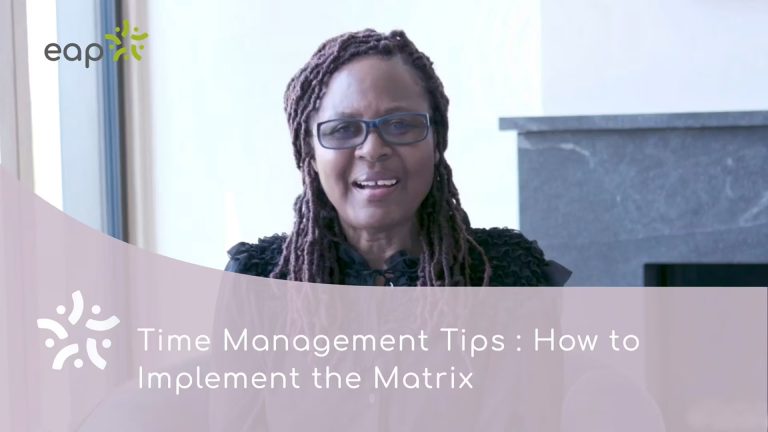 eap time management tips how to implement the matrix