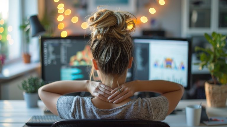 healthy posture at the workplace